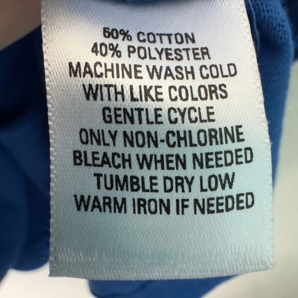 Indigo Blue Embellished Neckline 2X Tank Top - Picture 4 of 5